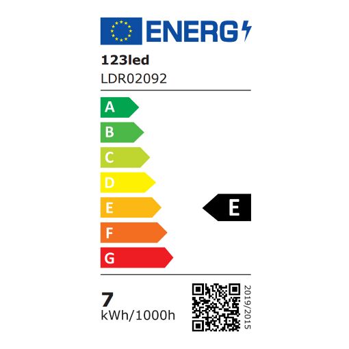 Εικόνα της Λάμπα LED 123LED E27 A60 Dimmable 2200-2700K 806lm 7W