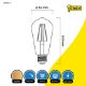Εικόνα της Λάμπα LED 123LED E27 Edison ST64 Dimmable Filament 2700K 806lm 7W Warm White