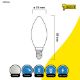 Εικόνα της Λάμπα LED 123LED E14 C35 Dimmable 4000K 470lm 4.5W Neutral White