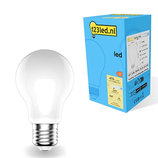 Εικόνα της Λάμπα LED 123LED E27 A60 Dimmable 4000K 470lm 4.5W Neutral White