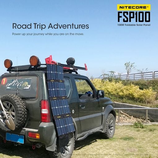 Εικόνα της Solar Panel Nitecore FSP100 Foldable 100W Black