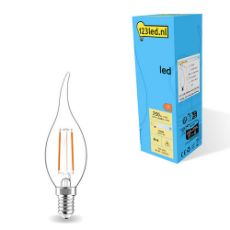 Εικόνα της Λάμπα LED 123LED E14 C35 Dimmable Filament 2700K 250lm 2.8W Warm White