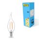 Εικόνα της Λάμπα LED 123LED E14 C35 Dimmable Filament 2700K 250lm 2.8W Warm White