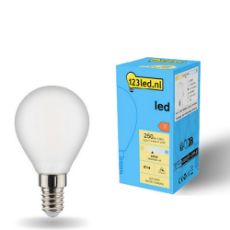 Εικόνα της Λάμπα LED 123LED E14 G45 Dimmable 4000K 250lm 2.5W Neutral White