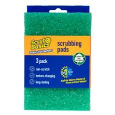 Εικόνα της Σφουγγάρι Scrub Daddy Scrub Basics Scrubbing Pads 3τμχ Green/Blue/Orange