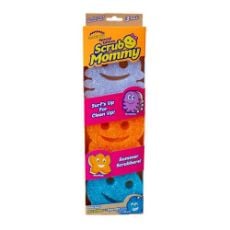 Εικόνα της Σφουγγάρι Scrub Daddy Scrub Mommy Summer Shapes 3τμχ Light Blue/Orange/Blue
