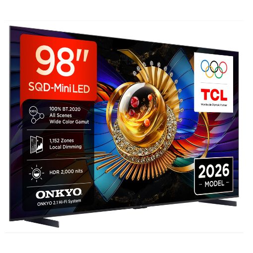 Εικόνα της Τηλεόραση TCL 98Q7D Pro 98" 4K UHD SQD-Mini LED Google TV HDR 144Hz