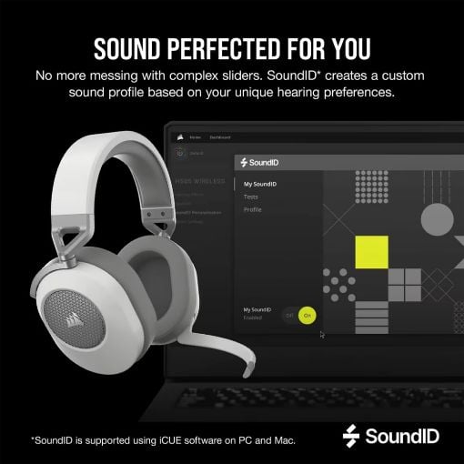 Εικόνα της Headset Corsair HS65 Wireless White CA-9011286-EU2