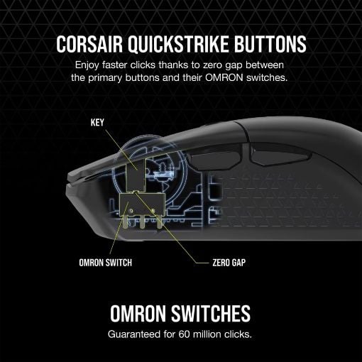Εικόνα της Ποντίκι Corsair Katar Elite Wireless RGB Black CH-931C111-EU