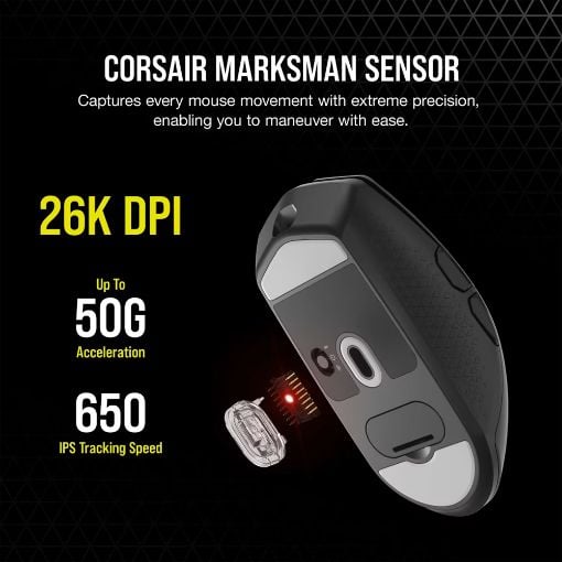 Εικόνα της Ποντίκι Corsair Katar Elite Wireless RGB Black CH-931C111-EU