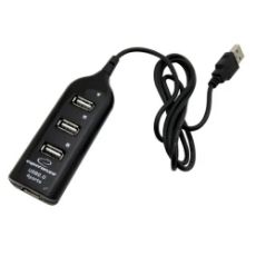 Εικόνα της USB Hub Esperanza 4-Port USB-A 2.0 0.85m Black EA116