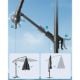 Εικόνα της Songmics Ομπρέλα Κρεμαστή Μεταλλική 3x2.6m Black GPU116G01V1