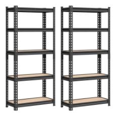 Εικόνα της Songmics Σετ Ραφιέρες Dexion με 5 Ράφια 150 x 75 x 35 cm 2τμχ Black GLR302B01