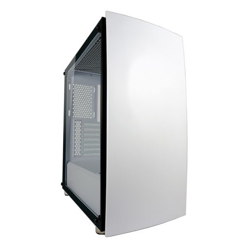 Εικόνα της LC Power Gaming 713W Bright Sail X Tempered Glass White LC-713W-ON