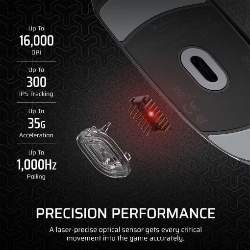 Εικόνα της Ποντίκι Corsair M55 Black CH-930F000-WW