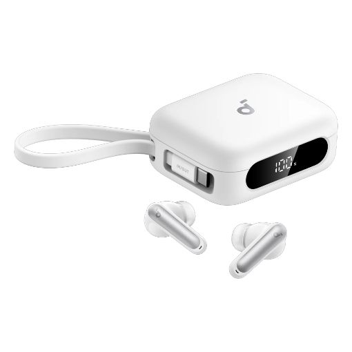 Εικόνα της True Wireless Earbuds Anker Soundcore P41i Ultimate ANC με Λειτουργία Power Bank 3000mAh White A3937G22
