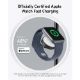 Εικόνα της Ασύρματος Φορτιστής Anker MagGo 3-in-1 Wireless Charging Pad Qi 15W Black B25M3312