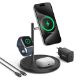 Εικόνα της Ασύρματος Φορτιστής Anker MagGo 3-in-1 Wireless Charging Pad Qi 15W Black B25M3312