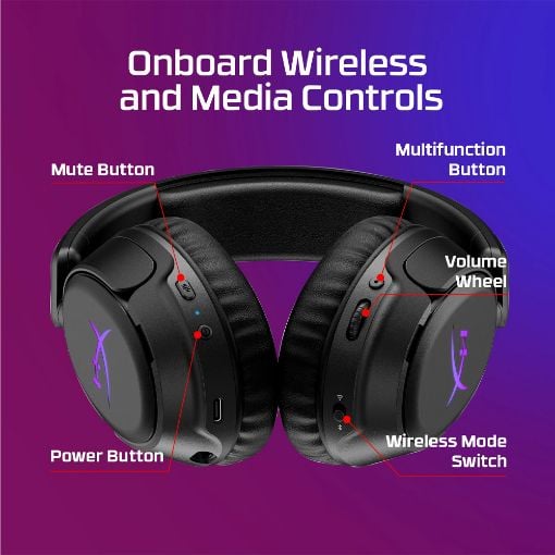 Εικόνα της Headset HyperX Cloud Flight 2 Wireless White B5VC5AA