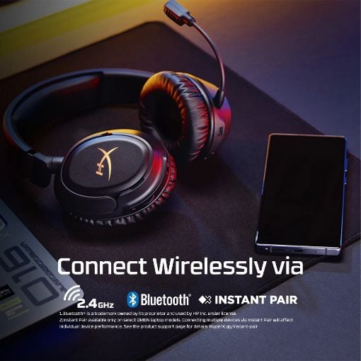 Εικόνα της Headset HyperX Cloud Flight 2 Wireless Black B5VC4AA