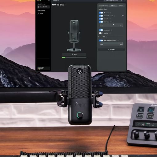 Εικόνα της Μικρόφωνο Elgato Wave 3 MK.2 Black 10MAO9901