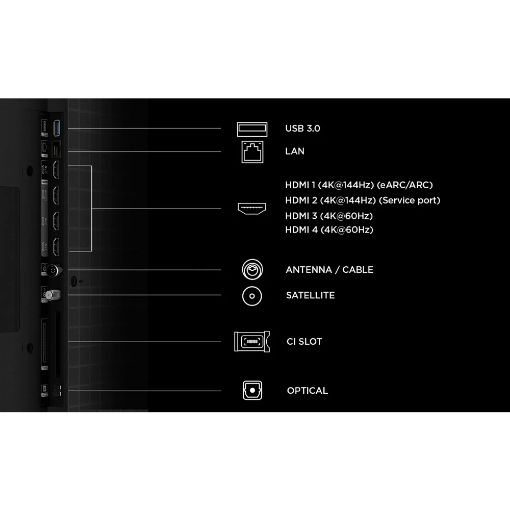 Εικόνα της Τηλεόραση TCL 75Q7D Pro 75" 4K UHD SQD-Mini LED Google TV HDR 144Hz