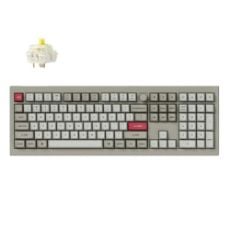 Εικόνα της Πληκτρολόγιο Keychron V6 Max QMK/VIA Full Wireless RGB Hot Swappable Banana Switches (US) Retro V6M-R4