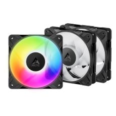 Εικόνα της Case Fan Arctic P12 Pro A-RGB LN PWM 120mm Black (3-Pack) ACFAN00347A
