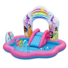 Εικόνα της Παιδική Πισίνα Bestway Disney Princess Enchanted World Play Center Φουσκωτή 221 x 193 x 140 cm Πολύχρωμη 9103Y