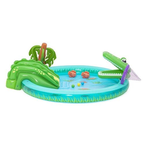 Εικόνα της Παιδική Πισίνα Bestway Crocodile Cove Play Center Φουσκωτή 224 x 181 x 72 cm Πολύχρωμη 53166