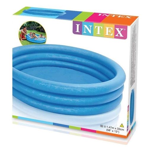 Εικόνα της Παιδική Πισίνα Intex Crystal Blue Φουσκωτή 147 x 33 cm Μπλε I03400450
