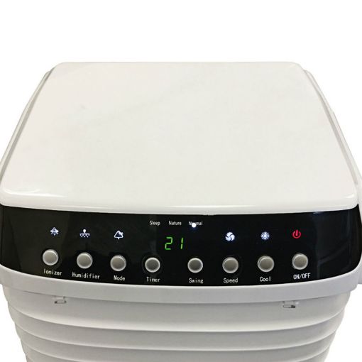 Εικόνα της Air Cooler HomeVero 130W 10L με Ρόδες Λευκό HV-DAC10L