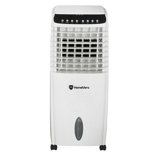 Εικόνα της Air Cooler HomeVero 130W 10L με Ρόδες Λευκό HV-DAC10L