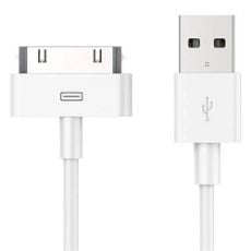 Εικόνα της Καλώδιο Powertech USB 2.0 to Apple Dock (30-Pin) Plug 1m White CAB-U024