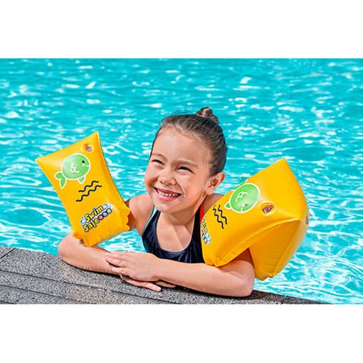 Εικόνα της Μπρατσάκια Κολύμβησης Bestway Swim Safe ABC WonderSplash Step C 30x15 cm Yellow 32110