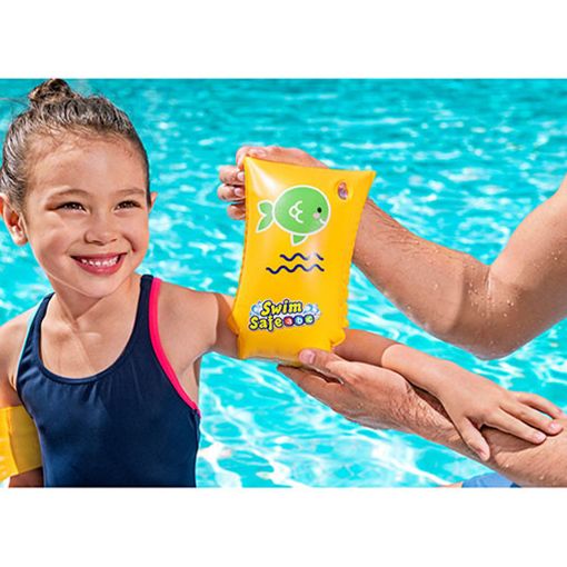 Εικόνα της Μπρατσάκια Κολύμβησης Bestway Swim Safe ABC WonderSplash Step C 30x15 cm Yellow 32110