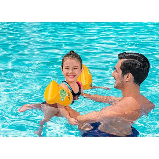 Εικόνα της Μπρατσάκια Κολύμβησης Bestway Swim Safe ABC WonderSplash Step C 30x15 cm Yellow 32110
