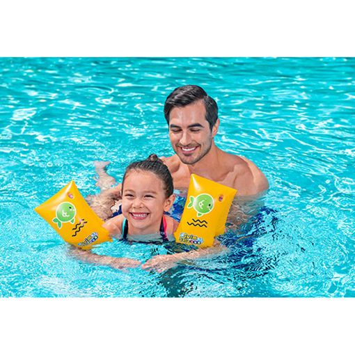 Εικόνα της Μπρατσάκια Κολύμβησης Bestway Swim Safe ABC WonderSplash Step C 30x15 cm Yellow 32110