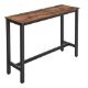Εικόνα της Vasagle Μεταλλικό Τραπέζι-Bar 120 x 40 x 100 cm Brown/Black LBT12X