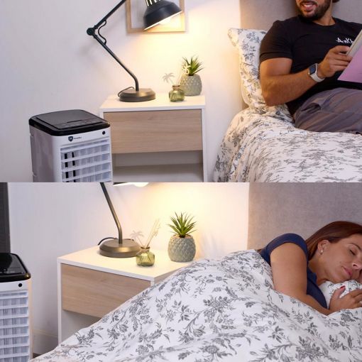 Εικόνα της Air Cooler & Heater HomeVero 2in1 1800/60W Λευκό/Μαύρο HV-ACH1862