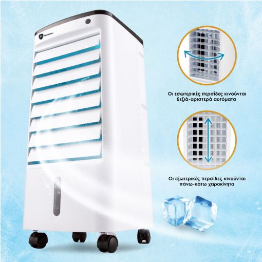 Εικόνα της Air Cooler & Heater HomeVero 2in1 1800/60W Λευκό/Μαύρο HV-ACH1862