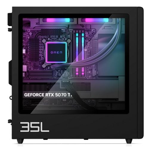 Εικόνα της Desktop HP Omen 35L GT16-1017nv AMD Ryzen 7 9800X3D 32GB 1TB SSD RTX 5070 Ti 16GB Win11 Home D79XZEA