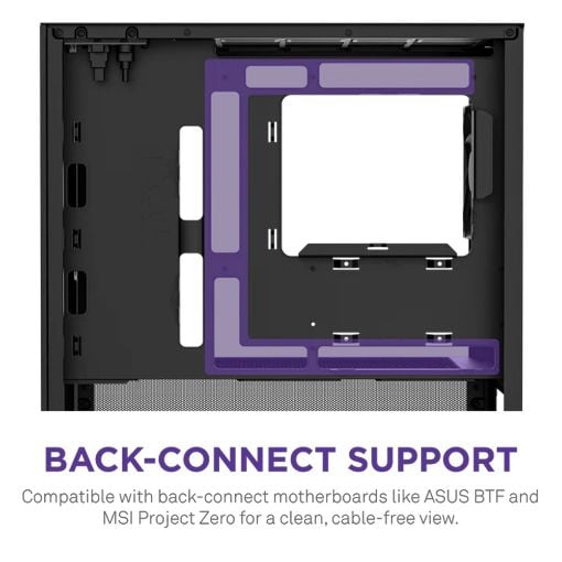 Εικόνα της NZXT H3 Flow Tempered Glass Black CC-H31FB-01