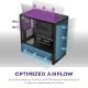 Εικόνα της NZXT H3 Flow Tempered Glass Black CC-H31FB-01