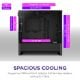 Εικόνα της NZXT H3 Flow Tempered Glass Black CC-H31FB-01