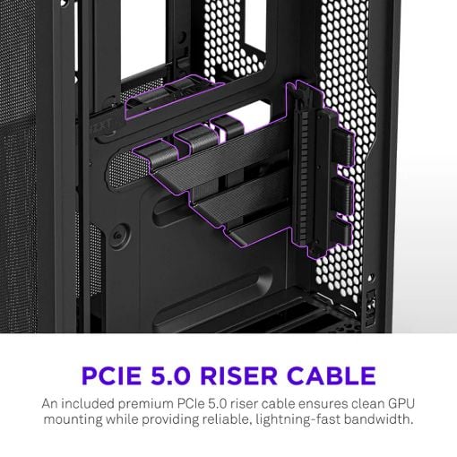 Εικόνα της NZXT H2 Flow Tempered Glass Black 2026 CI-H21FB-01