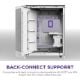 Εικόνα της NZXT H9 Flow RGB+ Dual-Chamber Tempered Glass White 2025 CM-H92FW-P1