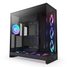 Εικόνα της NZXT H9 Flow RGB+ Dual-Chamber Tempered Glass Black 2025 CM-H92FB-P1