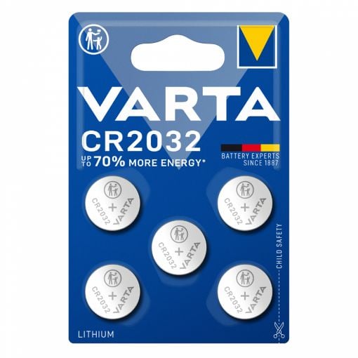 Εικόνα της Μπαταρίες Λιθίου Varta CR2032 3V 5τμχ 6032101415