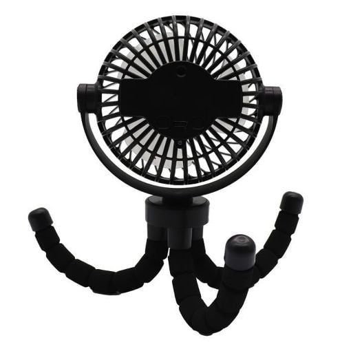 Εικόνα της Ανεμιστήρας Primo Mini Flexible 10cm 3W Black PRMF-80691